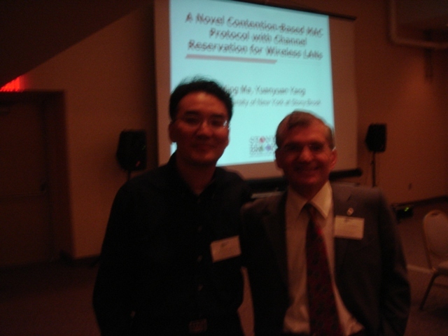 2005_10_07_with Dr. Behcet Sarikaya (UNBC) at IEEE Broadnets.jpg